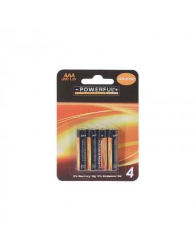 4 AAA Alkaline batteries