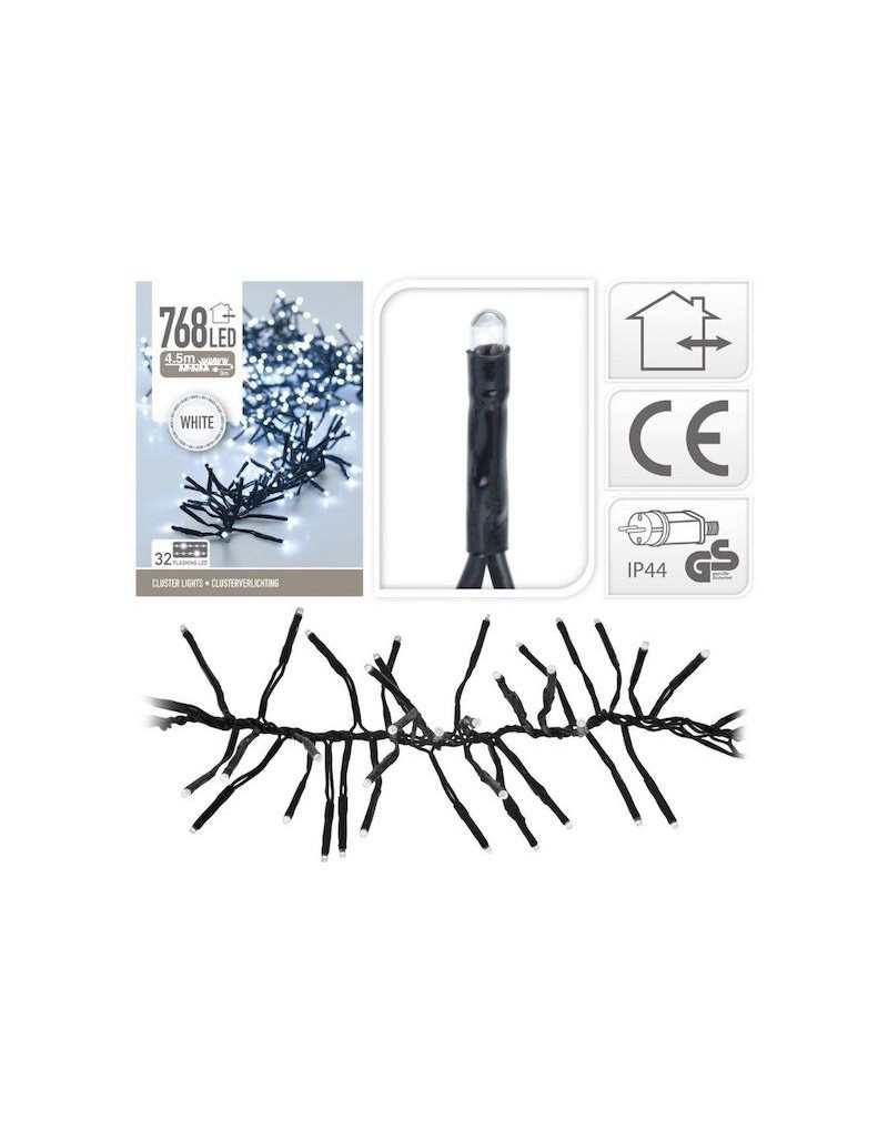 Cool White 768 LED Garland Luces de Navidad Cool White 768 LED Garland Luces de Navidad