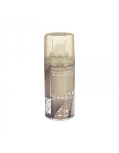 Spray Oro Glitter per Decorazioni Natalizie 150 ml