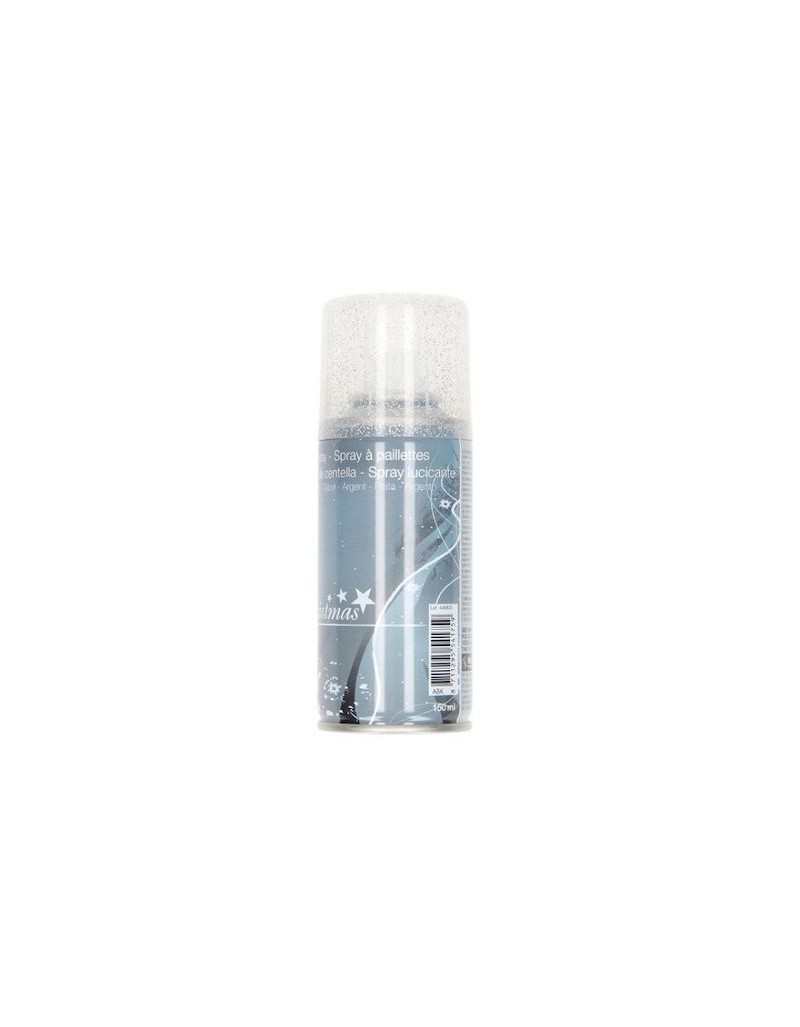 Spray Argento Glitter per Decorazioni Natalizie 150 ml Spray Argento Glitter per Decorazioni Natalizie 150 ml