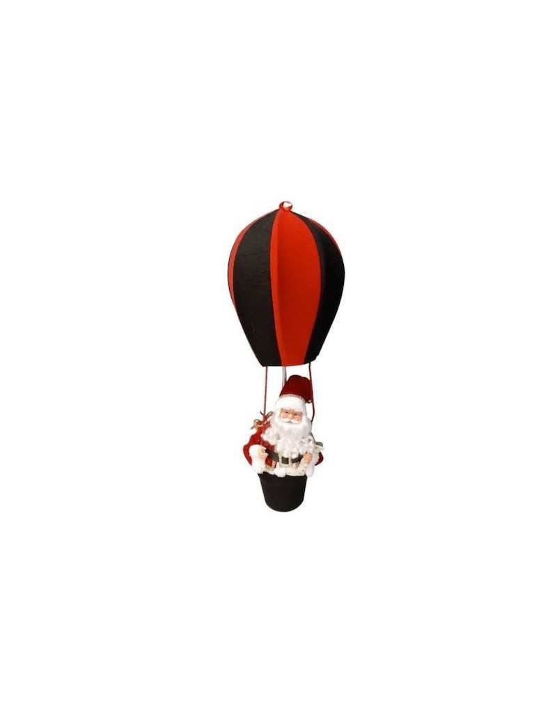 Papai Noel em Balão 80 cm Vermelho / Verde