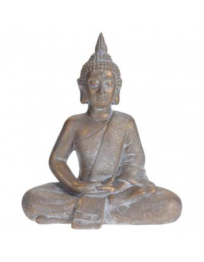 Sitting Buddha antique gold...