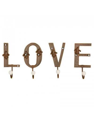Wall Coat Hanger Written Love