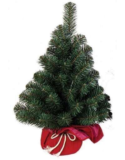 Noble red Christmas table sapling