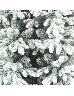 Świąteczna sosna Poly Alaska Pokryta śniegiem Detal