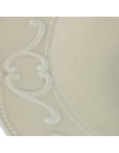 Round Deep Plate to Serve Cream detail