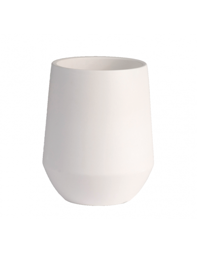 Vase Fusion Weiß D16