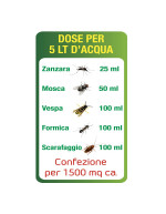 ZANZARE BIA NEXT Insetticida Concentrato 1Litro Zapi insetti