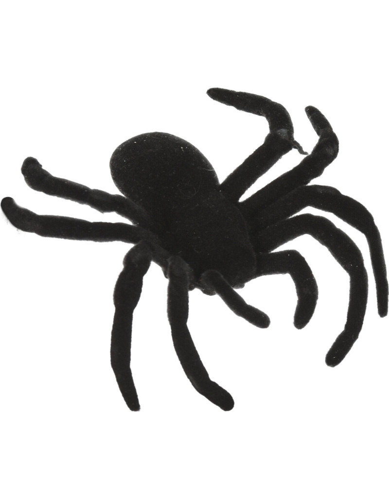 BLACK DECORATIVE SPIDERS 6 PCS BLACK DECORATIVE SPIDERS 6 PCS