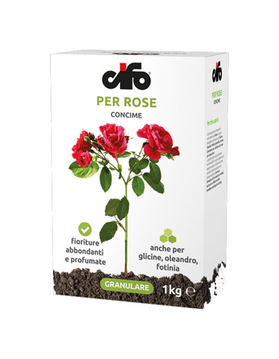 Granular fertilizer for roses