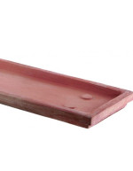 Sottovaso Rettangolare in terracotta naturale 40cm