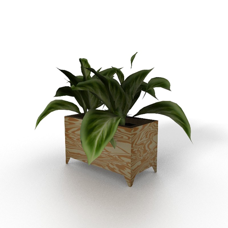 High Foldable Flowerpot 20x40