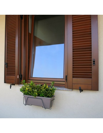 NEW SILVANO! Window 50 cm anthracyte doors. Version 2019 adjustable in two positions, 50 cm Antarcite